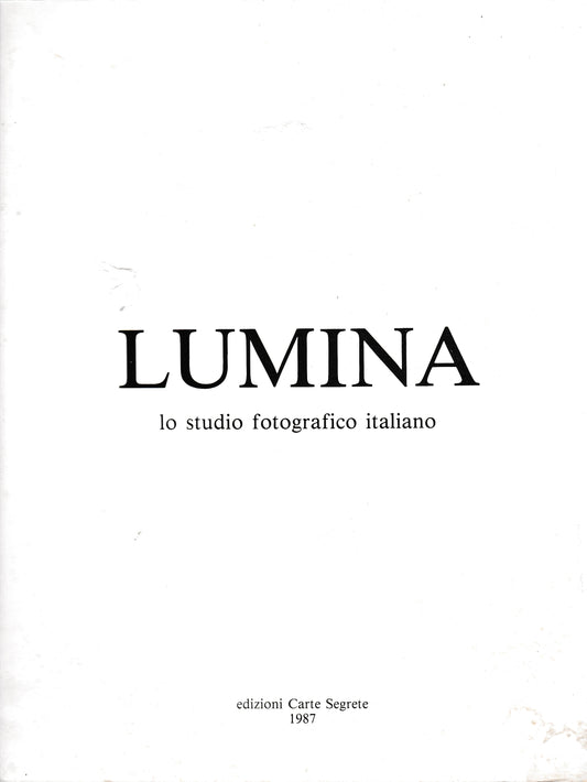 Lumina. Lo studio fotografico italiano - copertina
