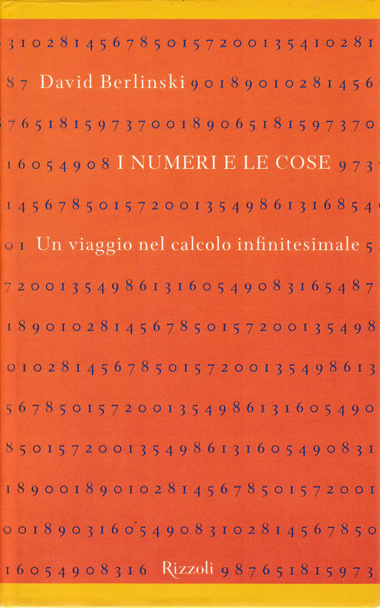 I numeri e le cose. Un viaggio nel calcolo infinitesimale - copertina