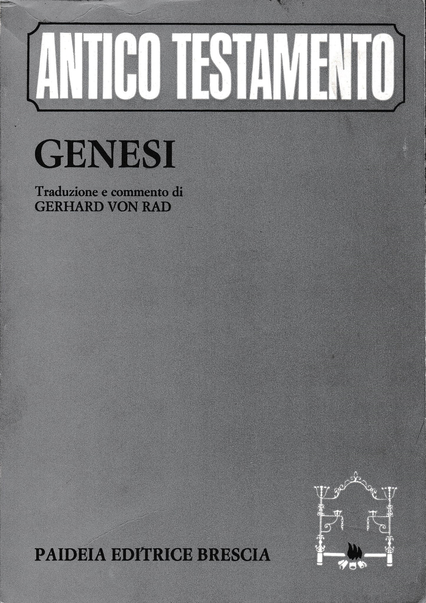 Antico testamento. Genesi - copertina