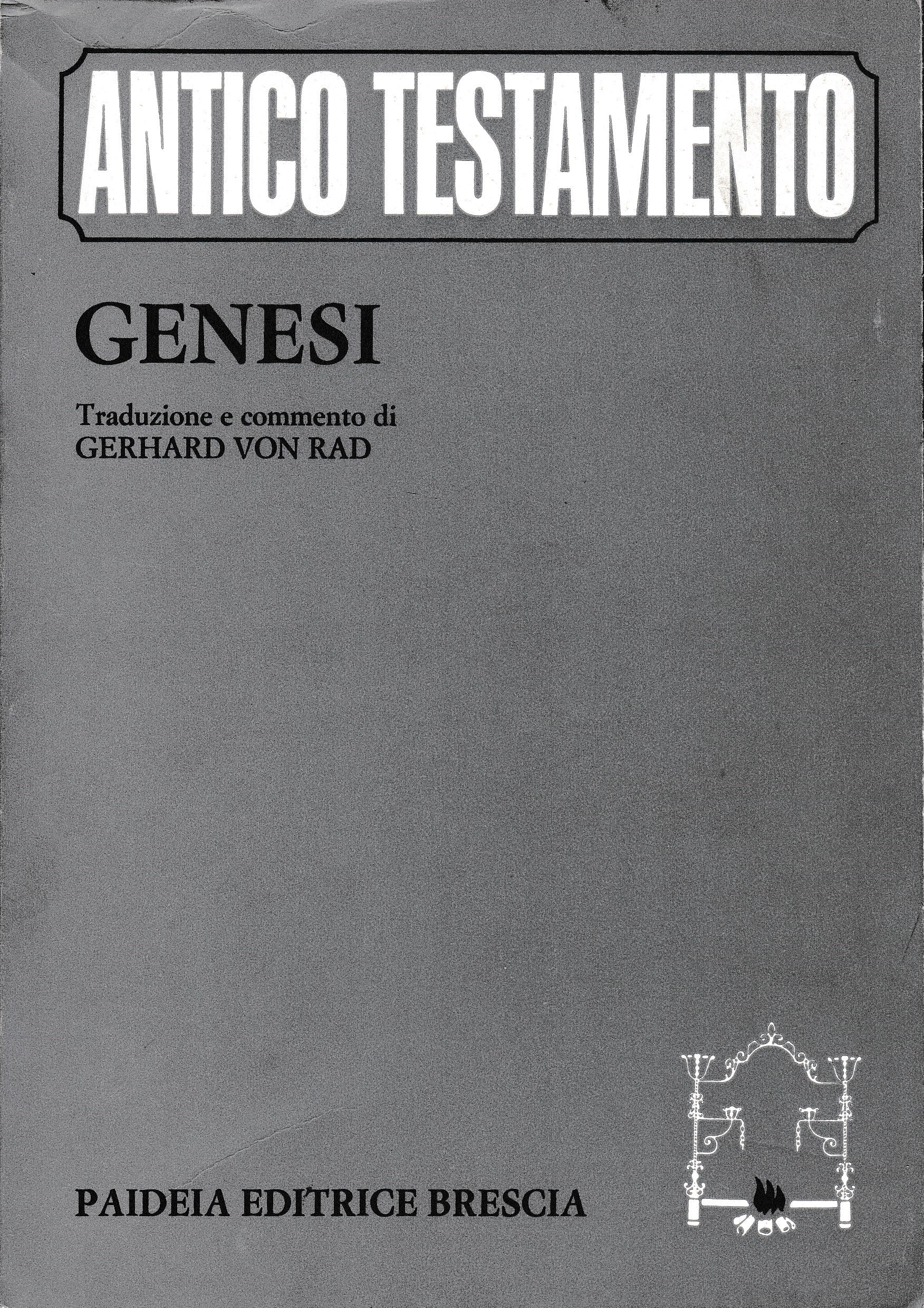 Antico testamento. Genesi - copertina