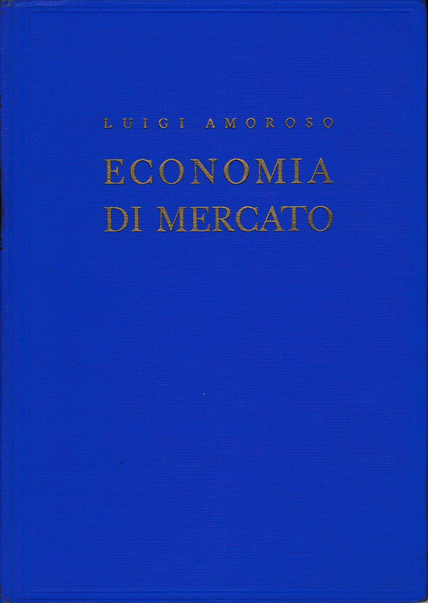 Economia di mercato - copertina