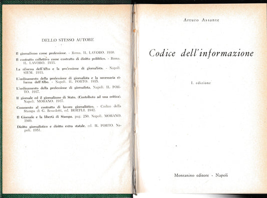 Codice dell'informazione - copertina
