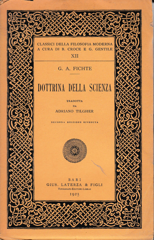 Dottrina della scienza - copertina