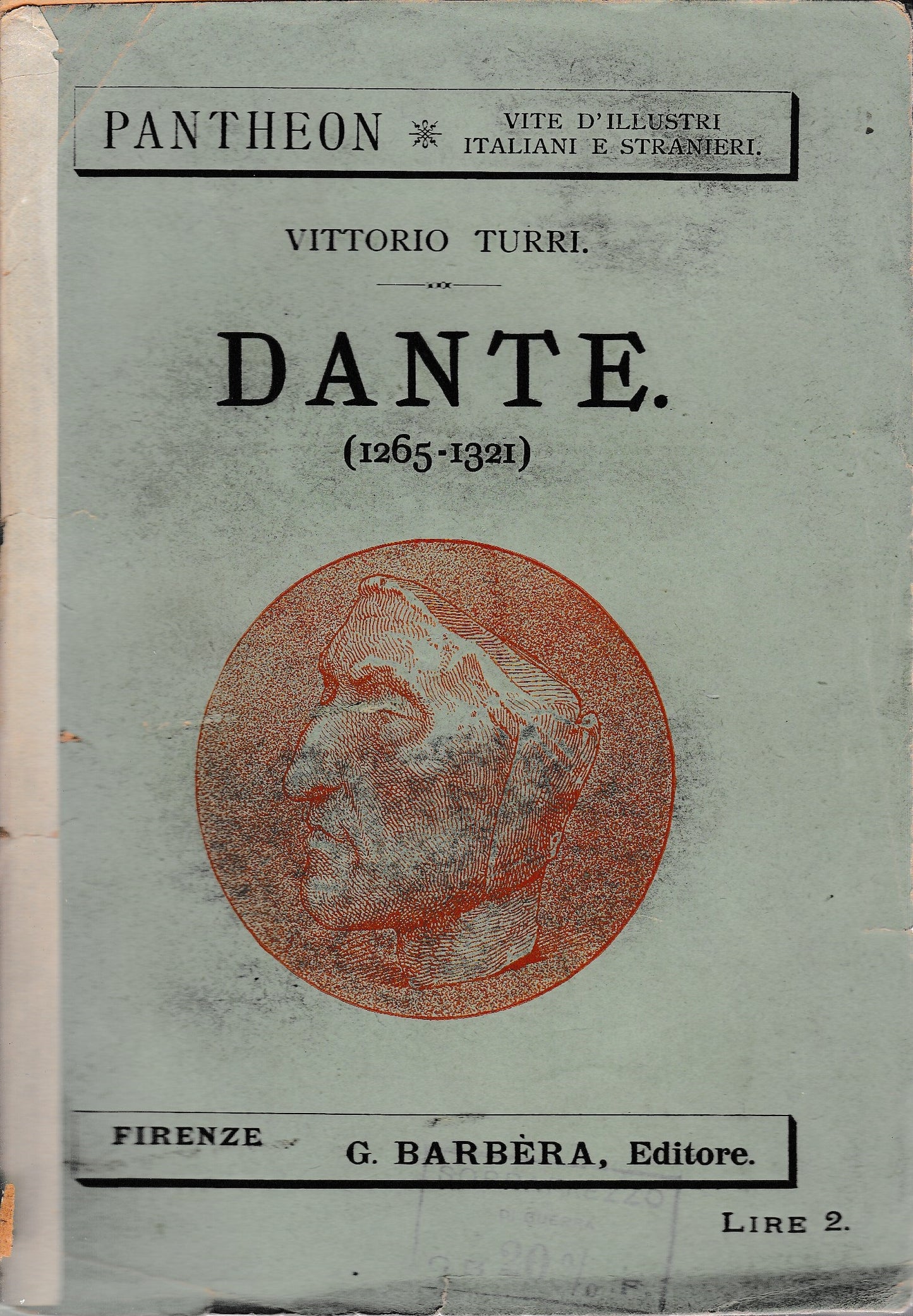 Dante (1265-1321) - copertina
