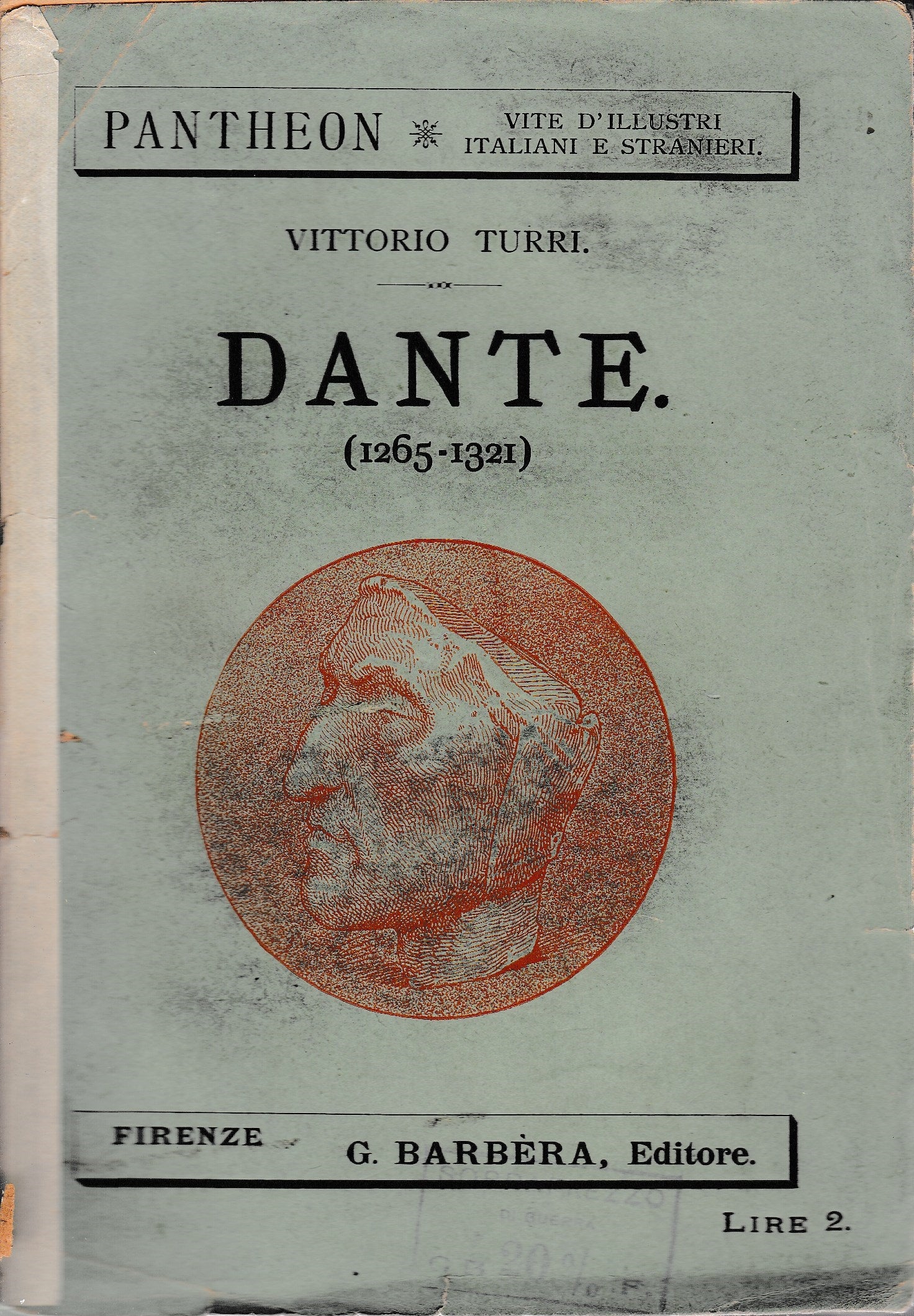 Dante (1265-1321) - copertina