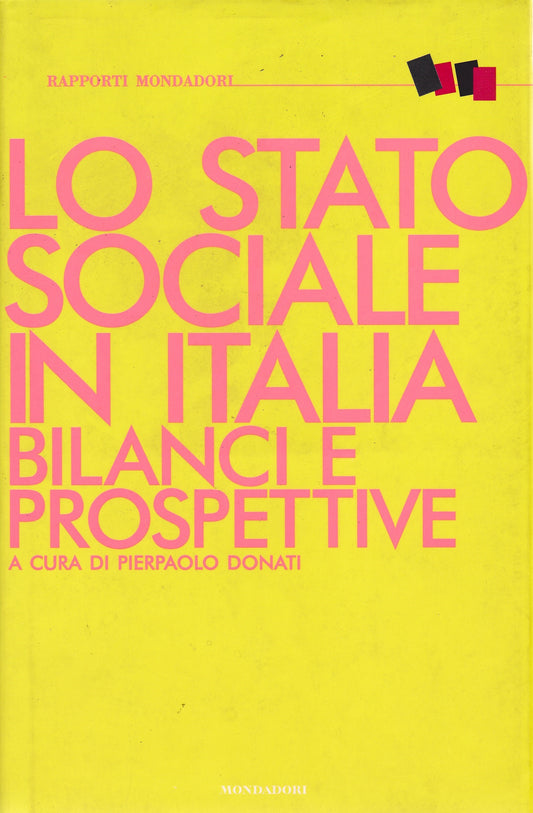 Lo stato sociale in italia. Bilanci e prospettive - copertina
