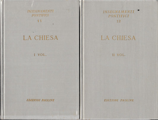 La chiesa. Volumi I-II. - copertina
