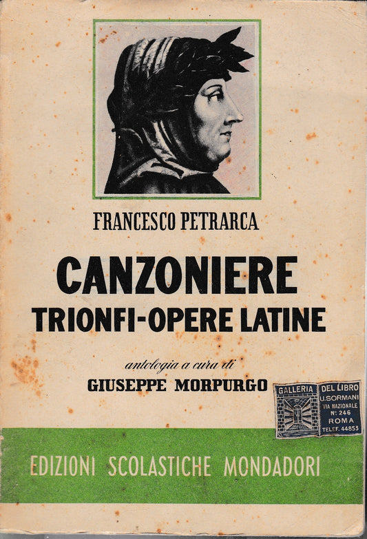 Canzoniere. Trionfi. Opere latine - copertina
