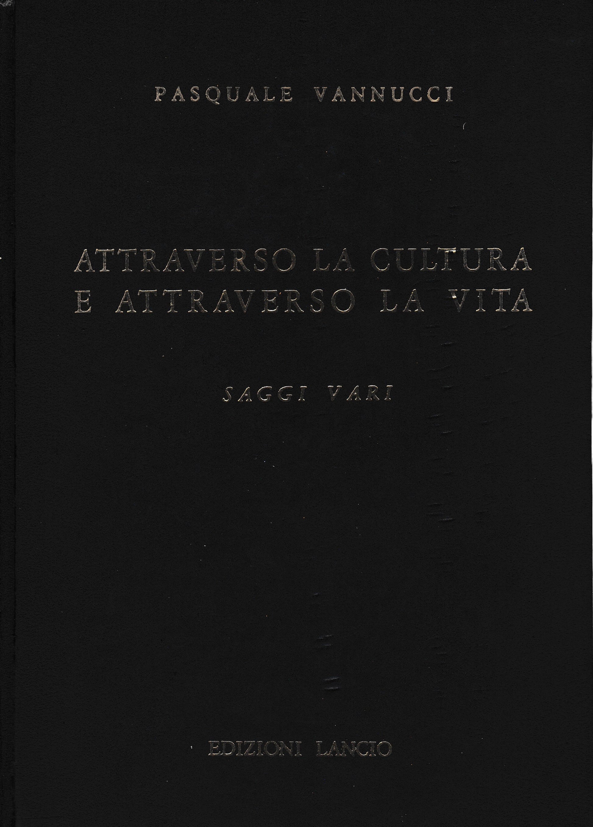 Attraverso la cultura e attraverso la vita - copertina