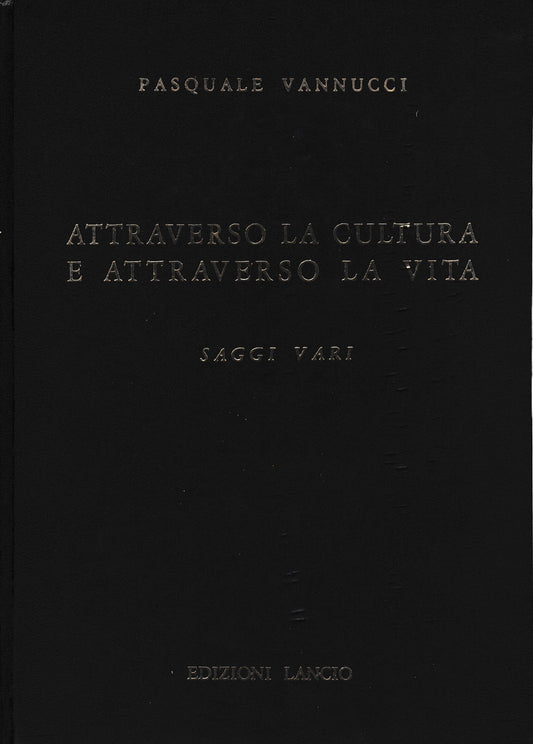 Attraverso la cultura e attraverso la vita - copertina
