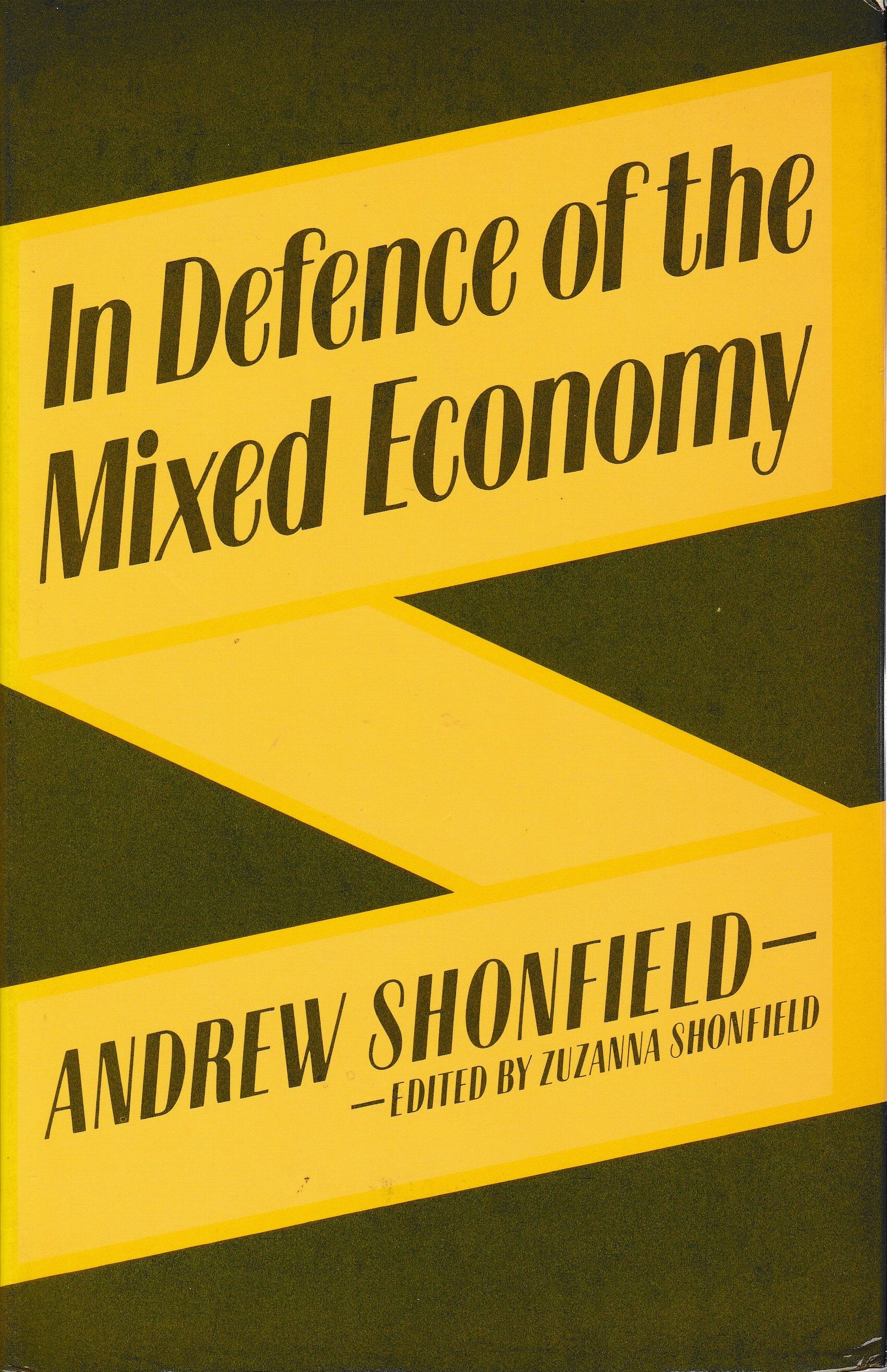 In Defense of the Mixed Economy - copertina