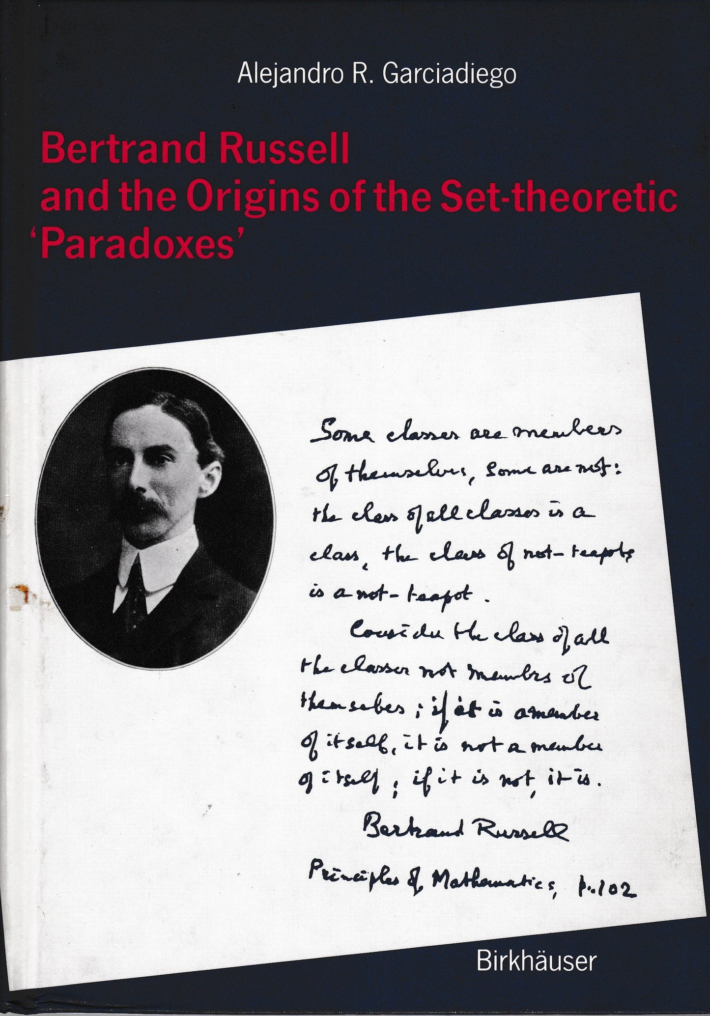 Bertrand Russel and the Origins of the Set-theoretic "Paradoxes" - copertina