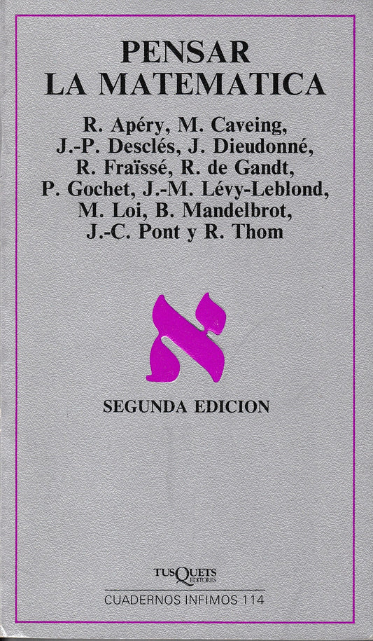 Pensar la matematica - copertina