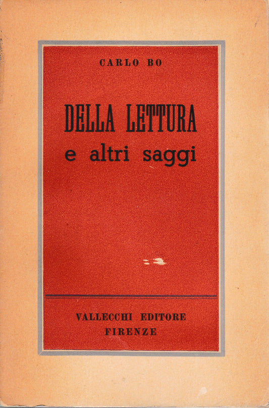 Della lettura e altri saggi - copertina