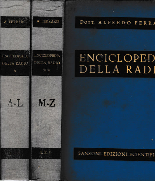 Enciclopedia della Radio 2 volumi  AL - MZ - copertina