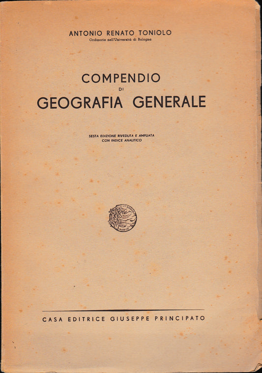 Compendio di geografia generale - copertina
