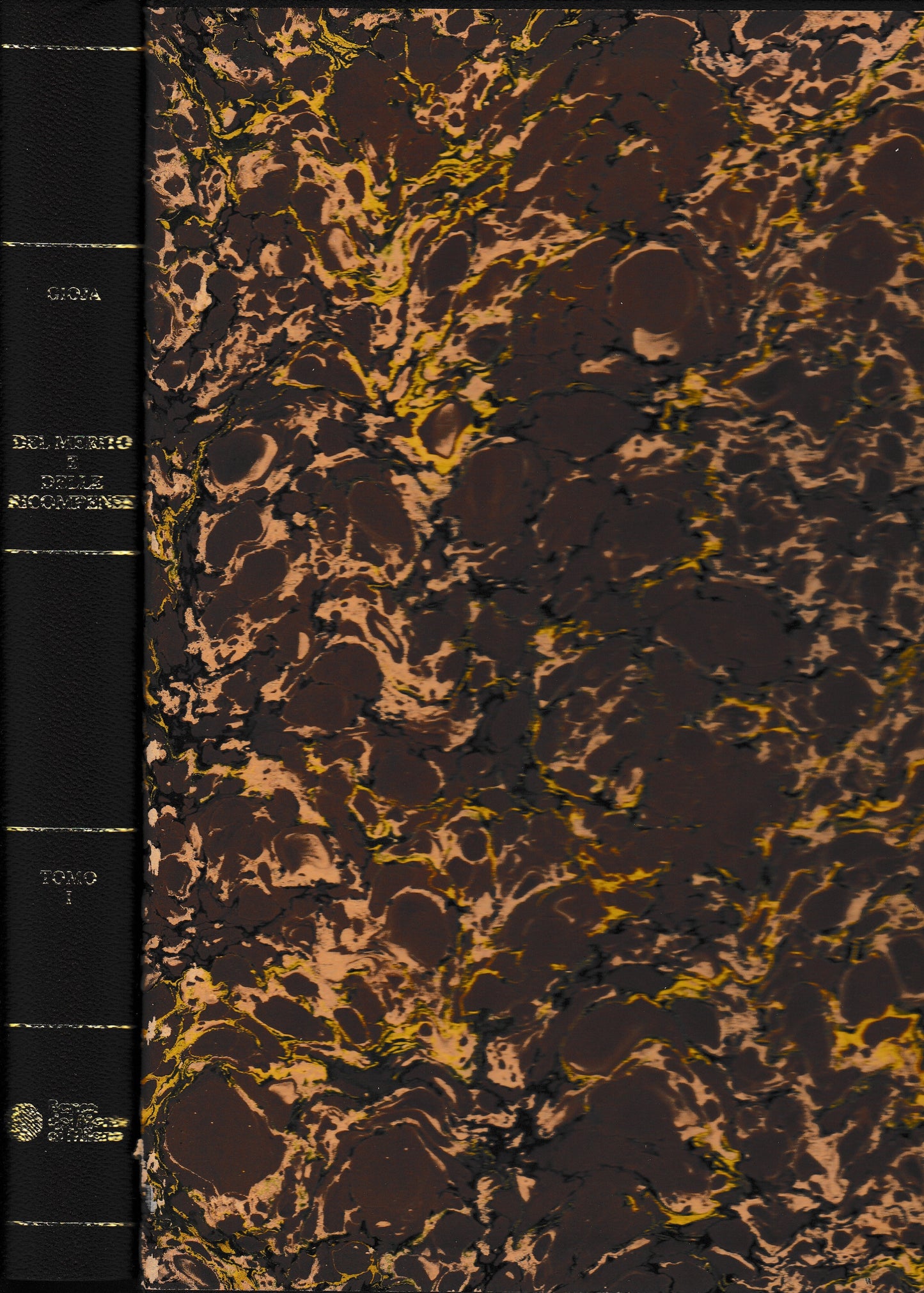 Del merito e delle ricompense  tomo primo - copertina