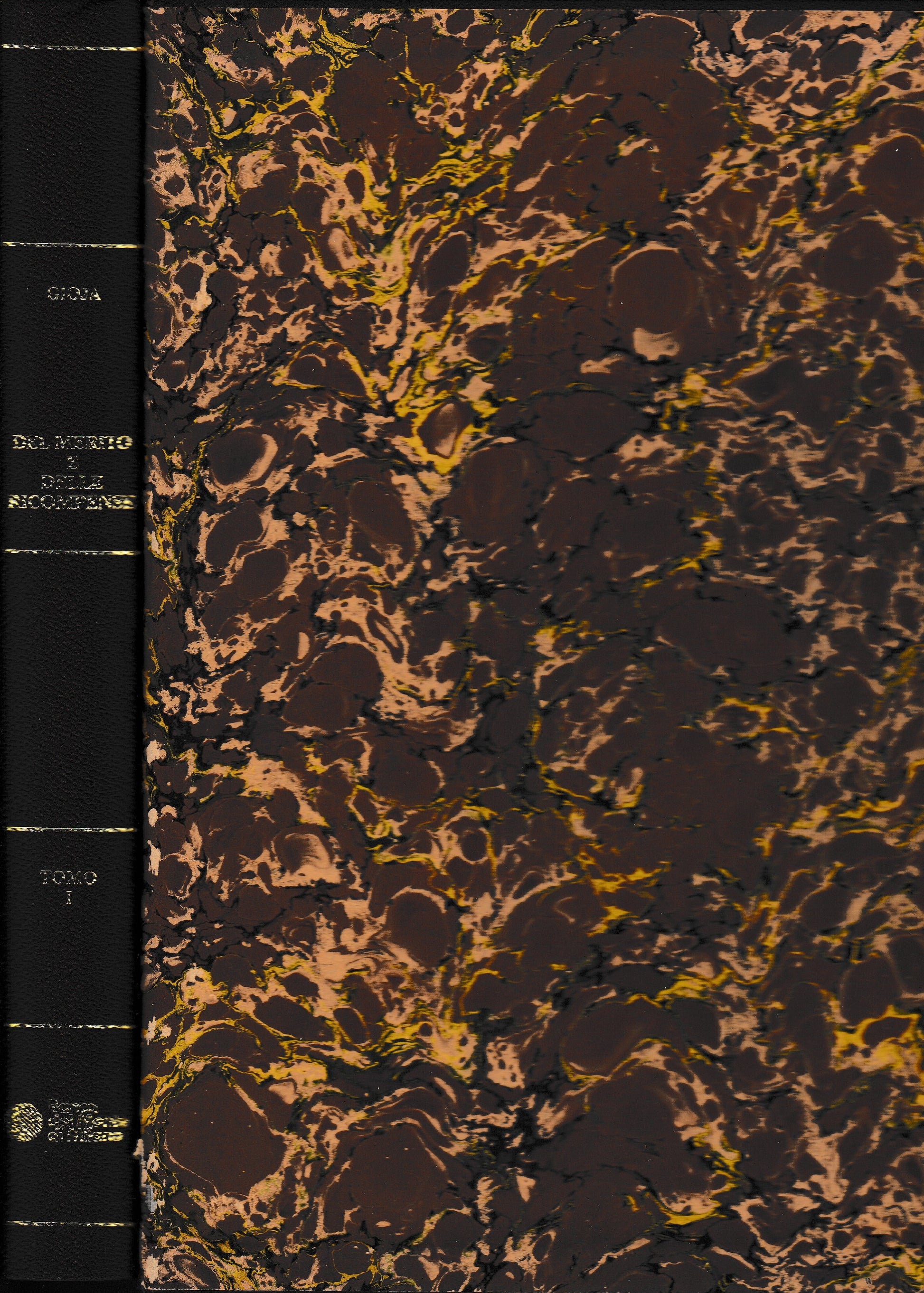 Del merito e delle ricompense  tomo primo - copertina