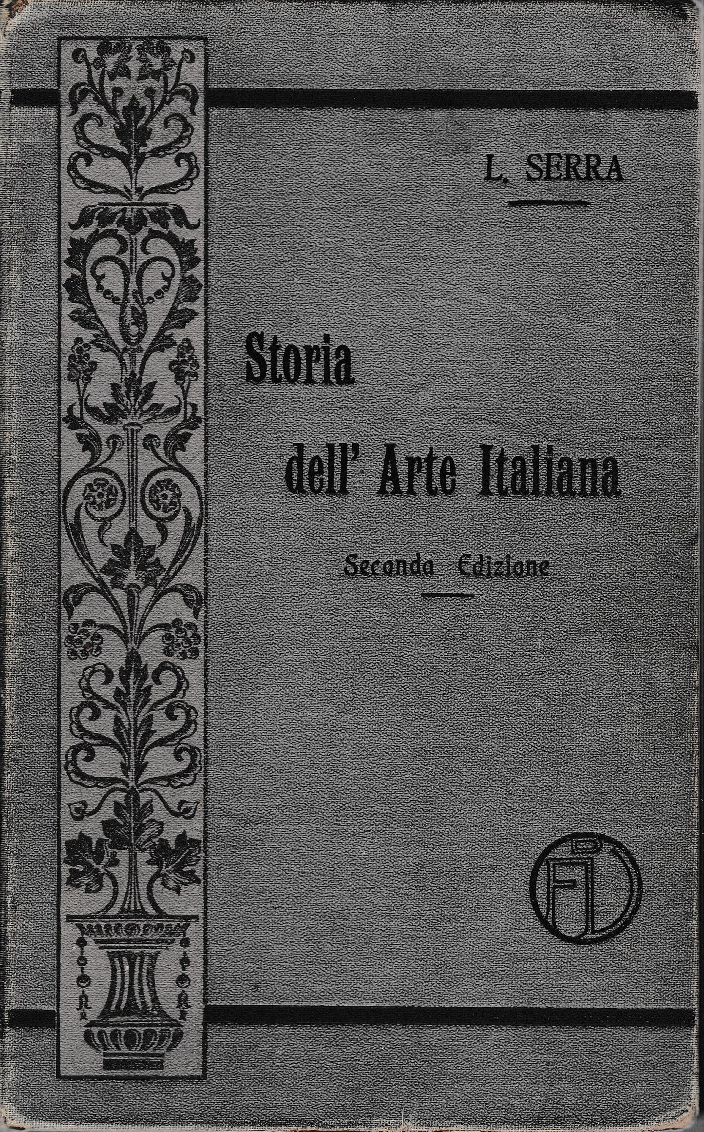 Storia dell'Arte Italiana - copertina