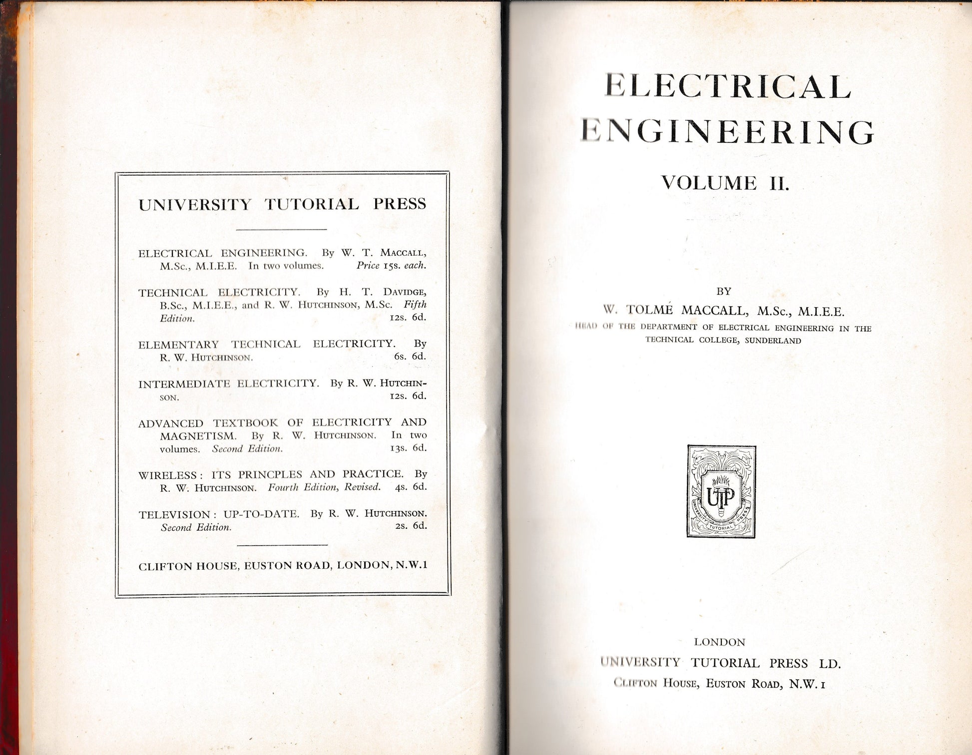 Electrical engineering  vol. II - copertina