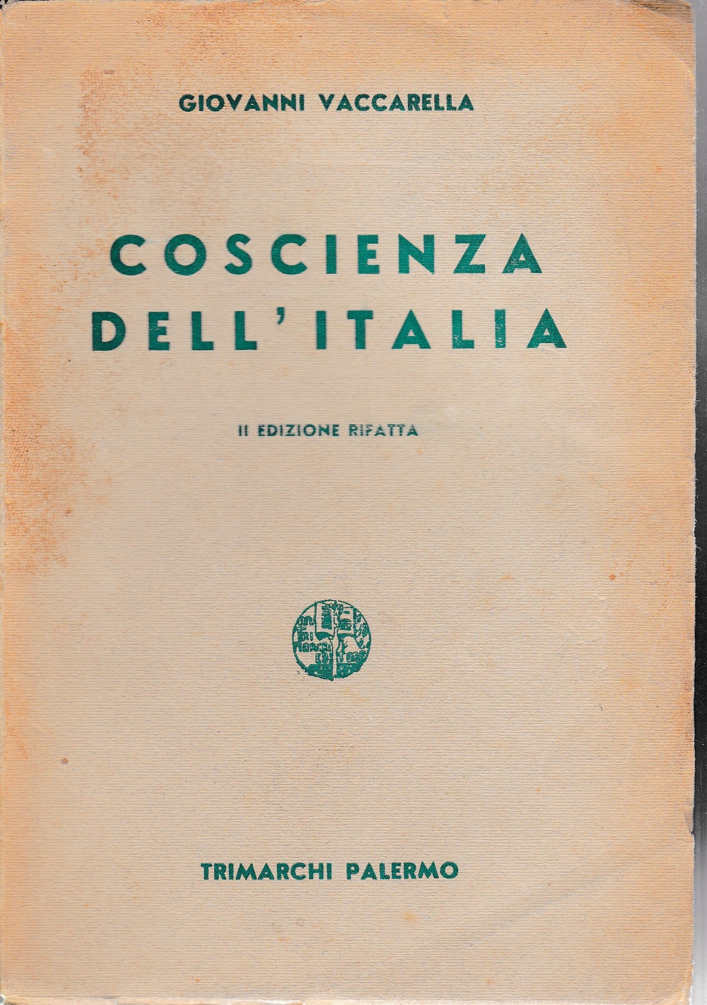 Coscienza dell'Italia - copertina