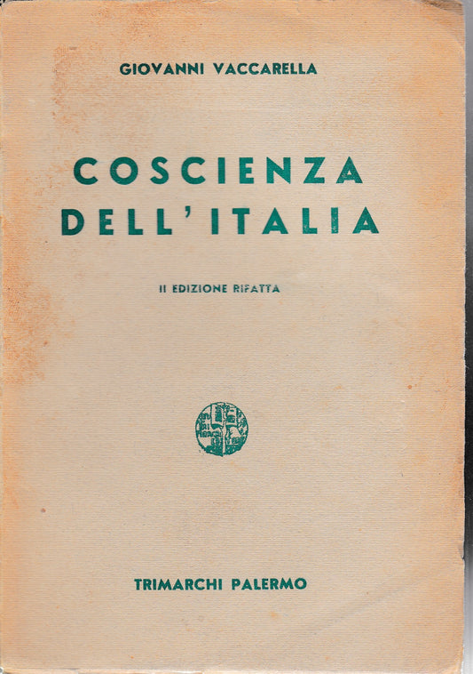 Coscienza dell'Italia - copertina