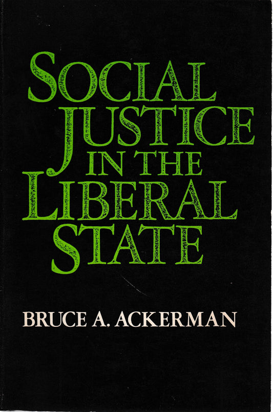 Social justice in the liberal state - copertina