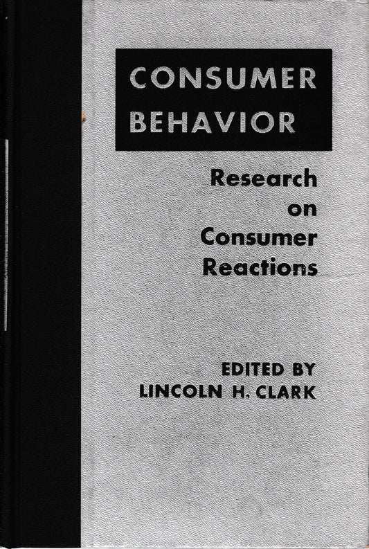 Consumer Behavior. Research on Consumer Reactions - copertina