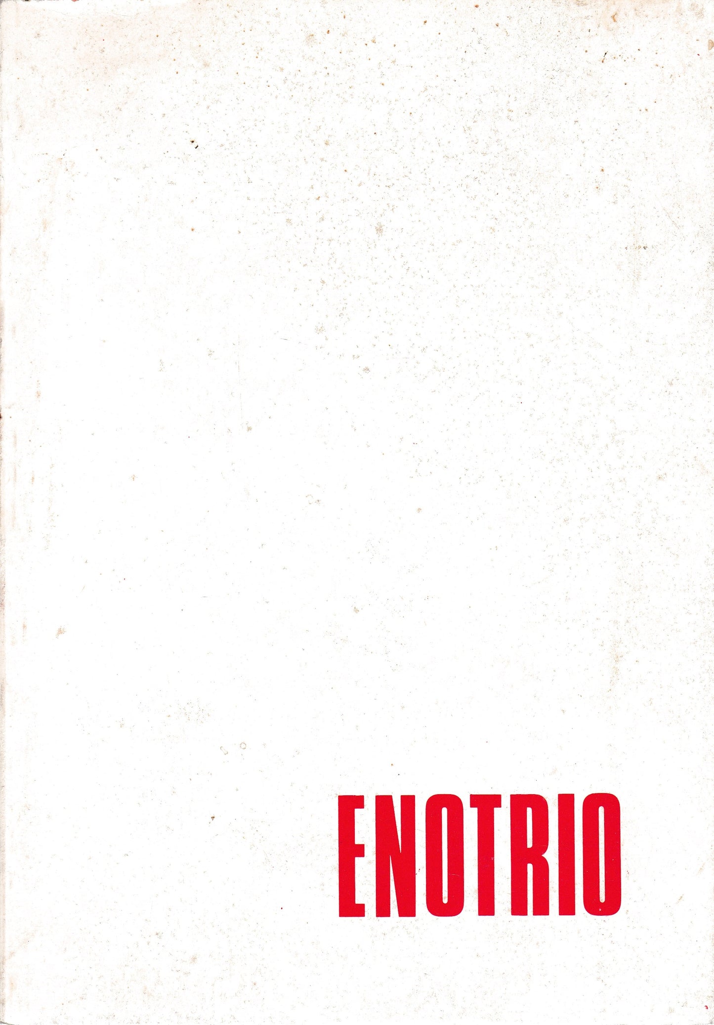 Enotrio. Opere Quaderni d'arte S. Lucia n° 5 - copertina