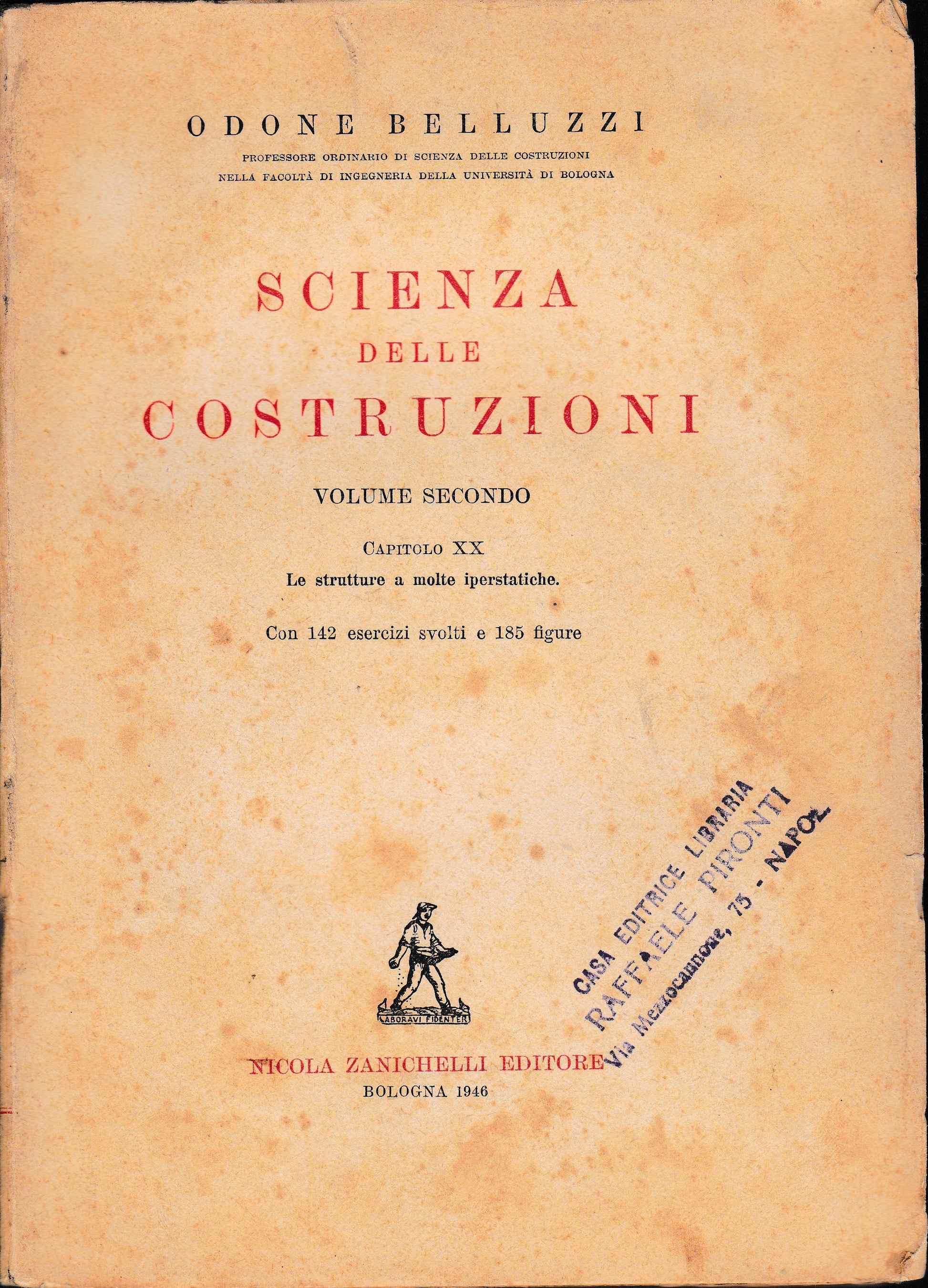 Scienza delle costruzioni. Volume secondo - copertina