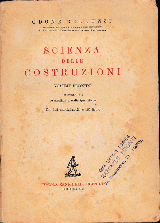 Scienza delle costruzioni. Volume secondo - copertina