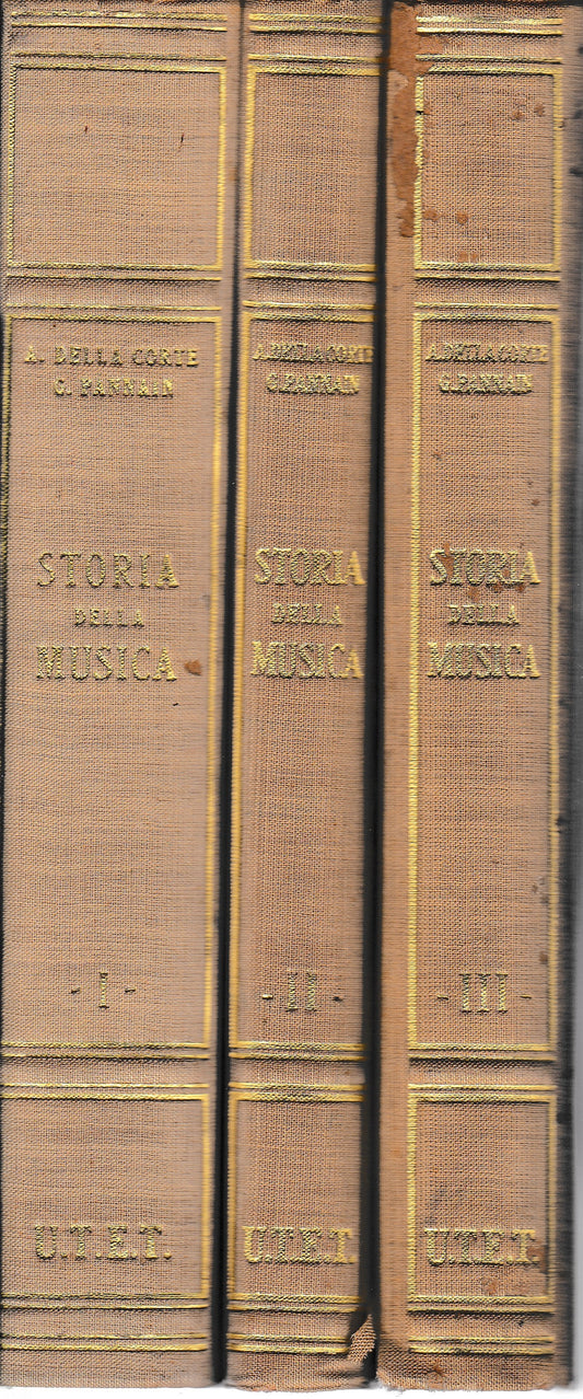 Storia della musica. 3 volumi - copertina