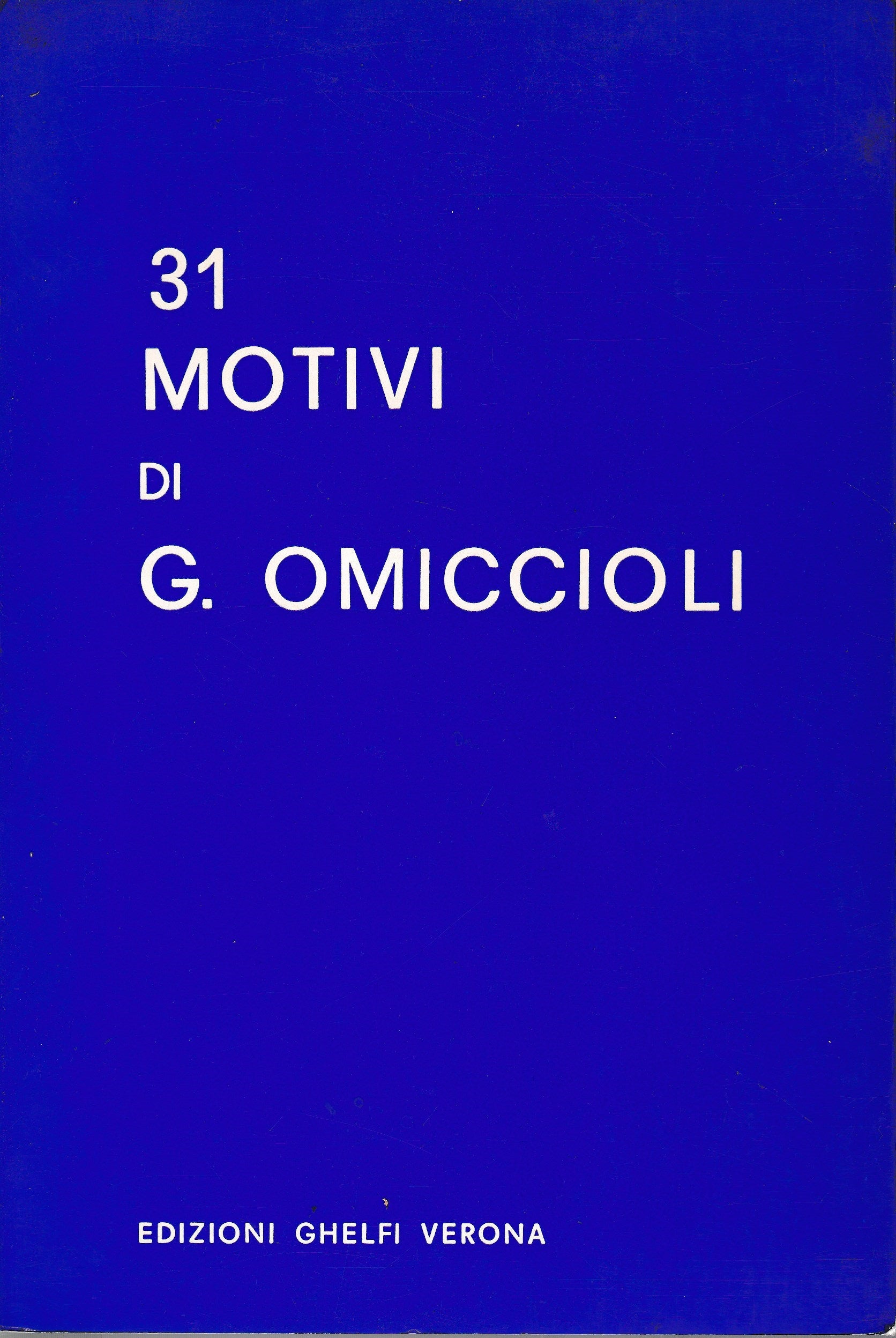 31 "motivi" - copertina