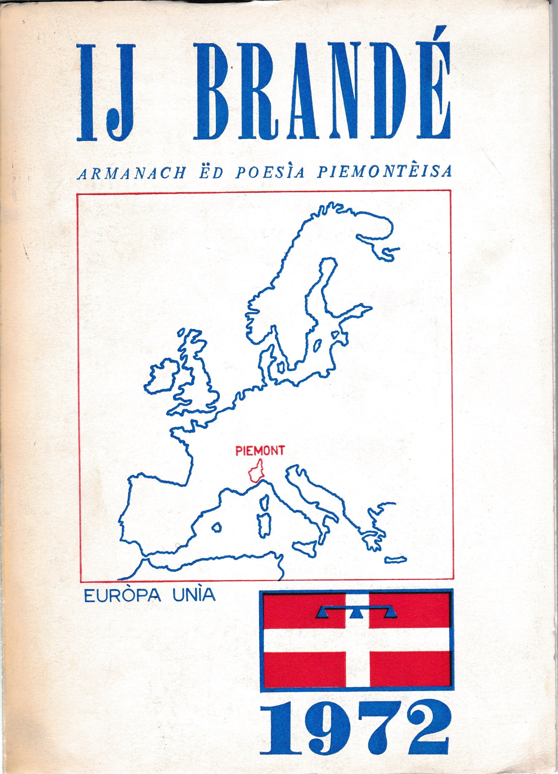 Ij Brandè. Armanach ed poesia Piemonteisa 1972 - copertina