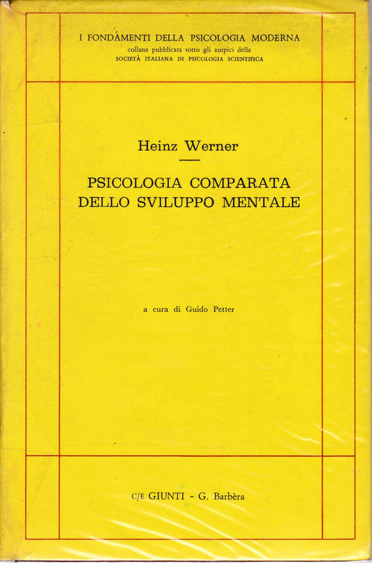 Psicologia comparata dello sviluppo mentale - copertina