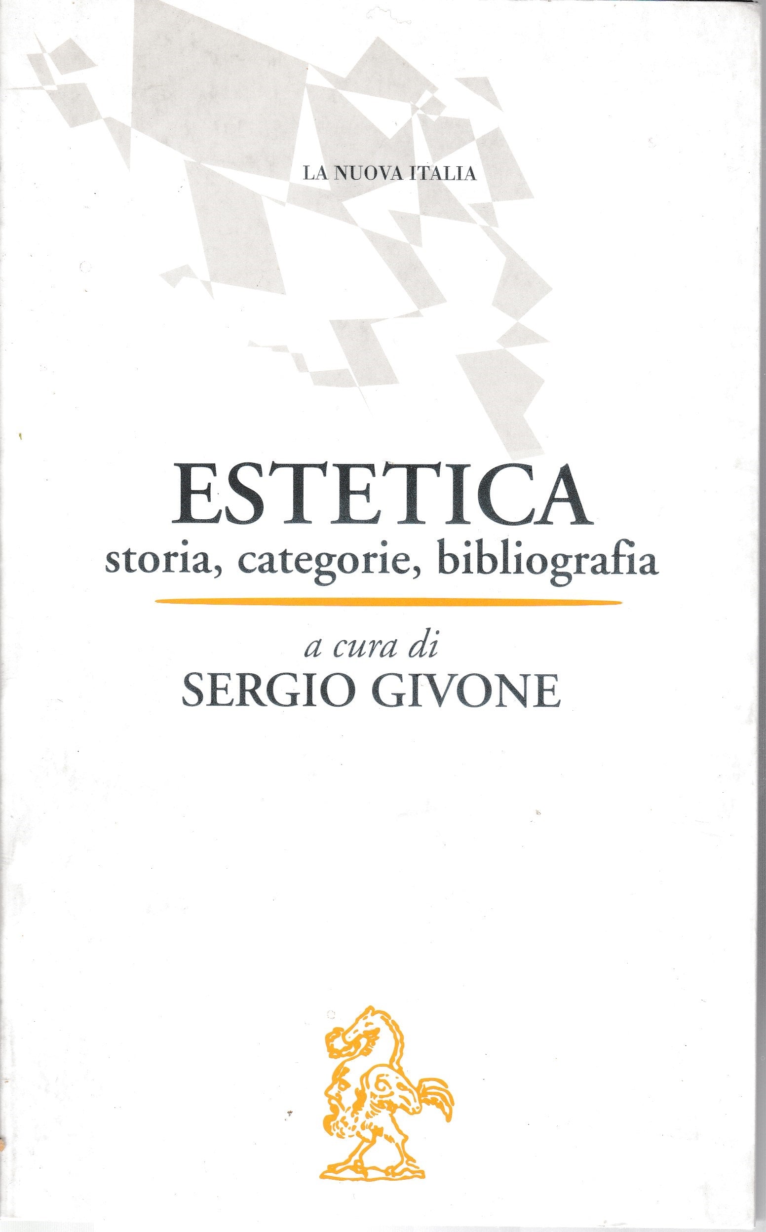 Estetica. Storia, categorie, bibliografia - copertina
