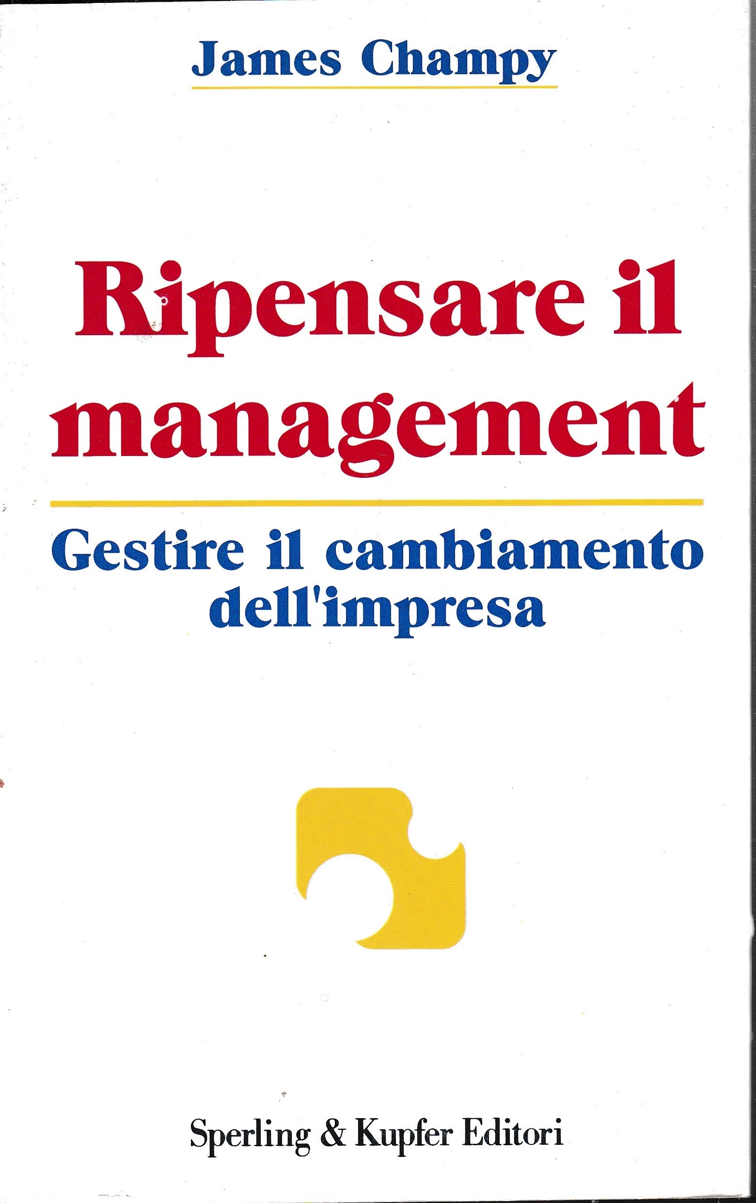 Ripensare il management - copertina