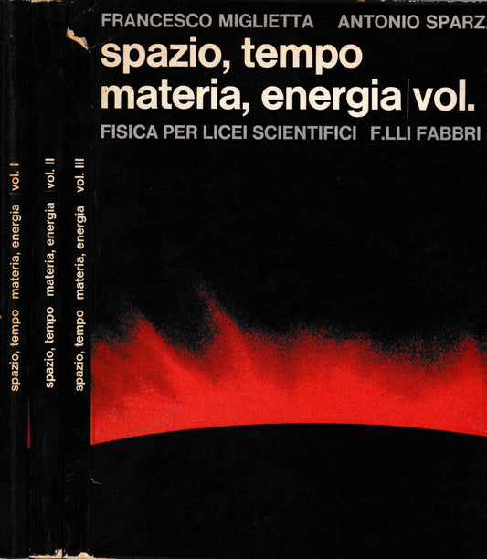 Spazio, tempo, materia, energia. 3 volumi - copertina