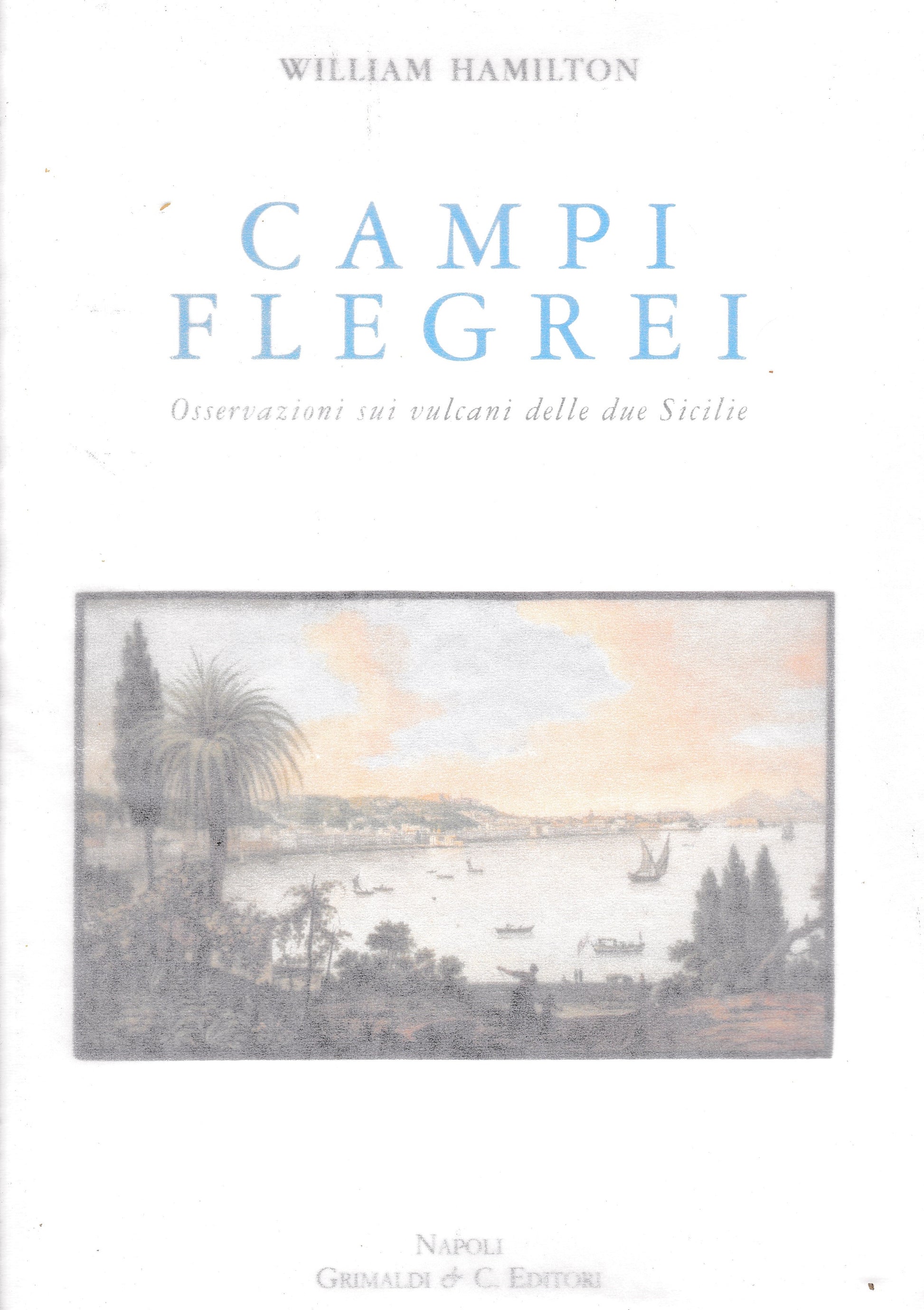 Campi Flegrei. Osservazioni sui vulcani delle due Sicilie - copertina