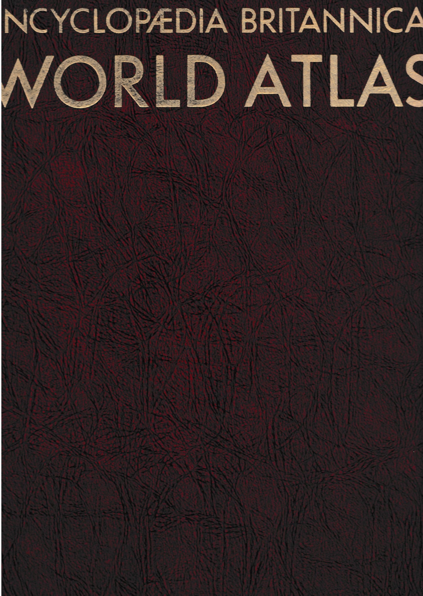 Encyclopaedia Britannica. World Atlas - copertina