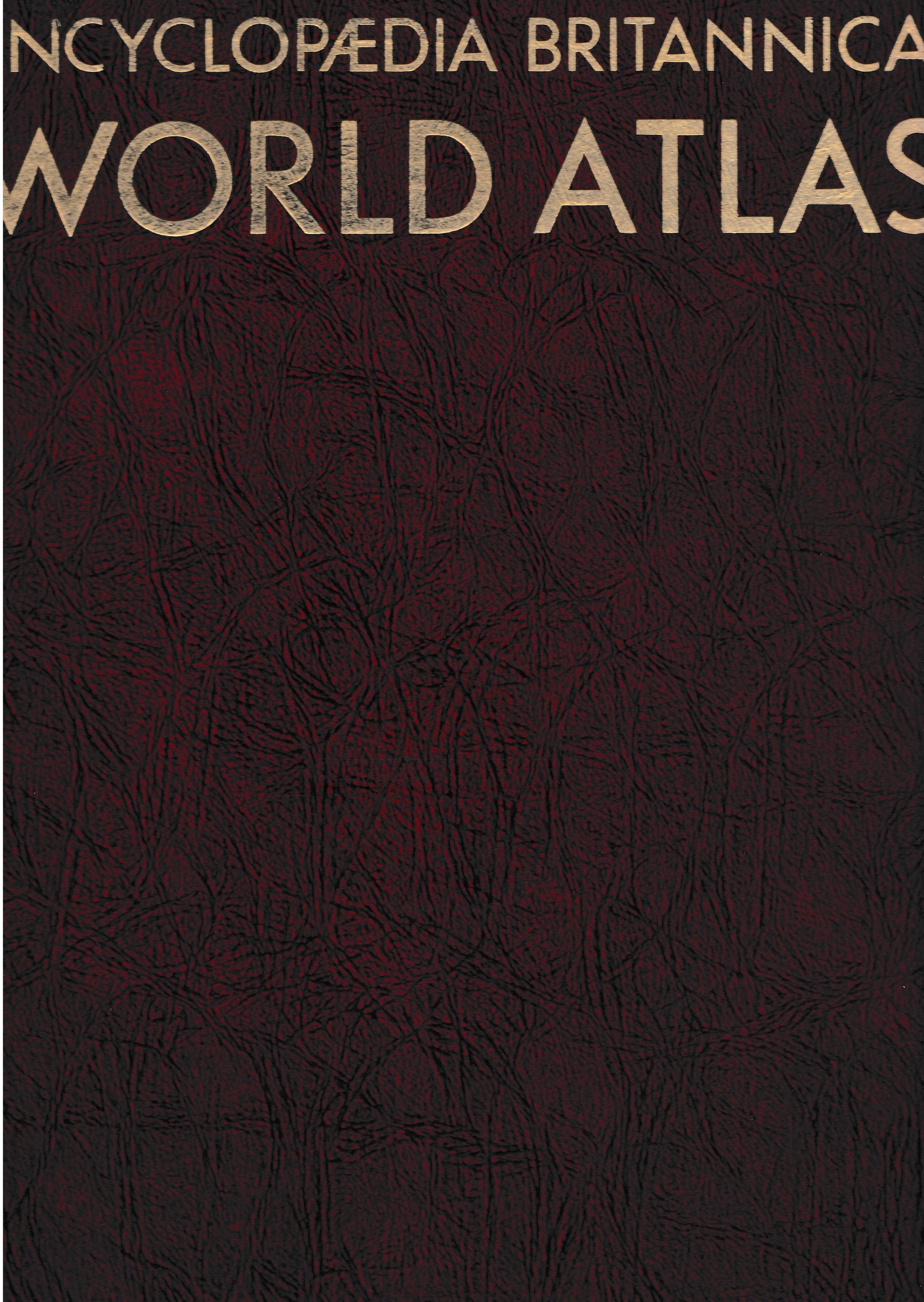 Encyclopaedia Britannica. World Atlas - copertina