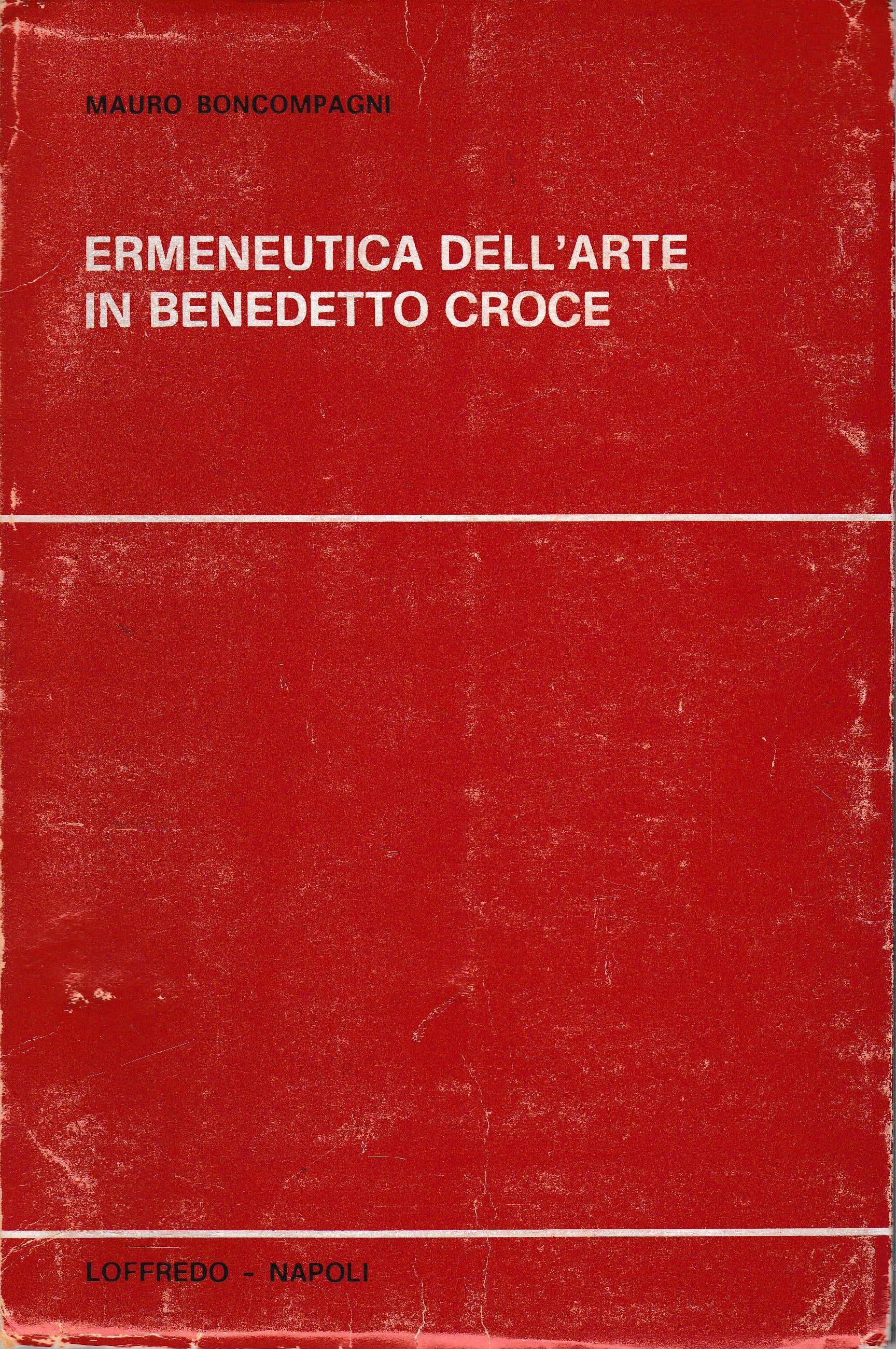 Ermeneutica dell'arte in Benedetto Croce - copertina