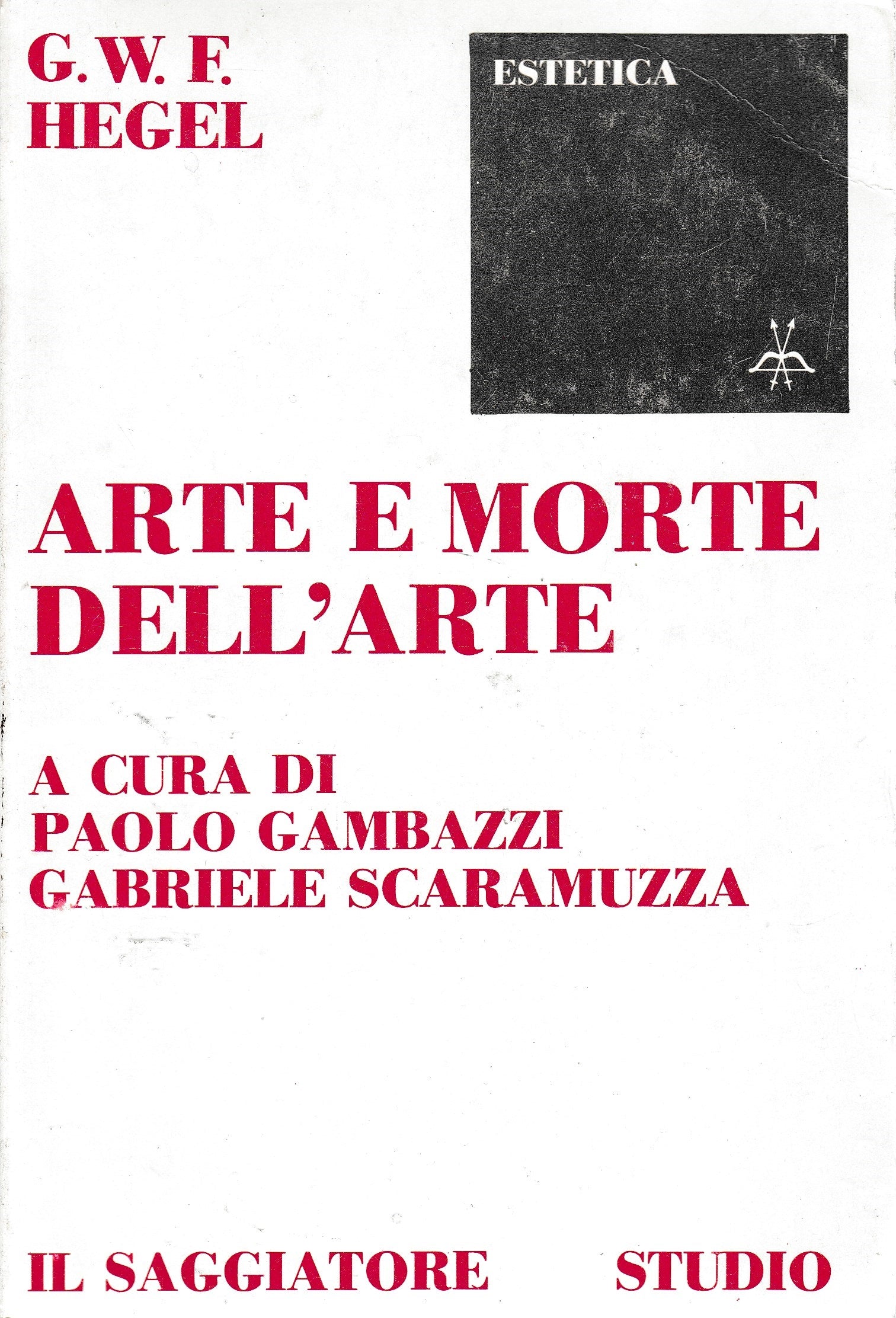 Arte e morte dell'arte - copertina