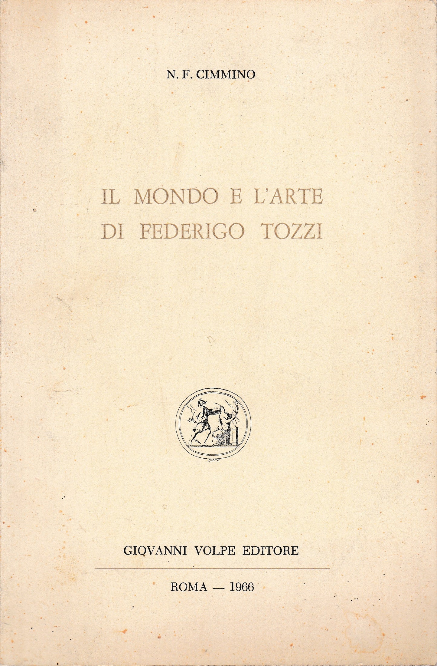 Il mondo e l'arte di Federigo Tozzi - copertina