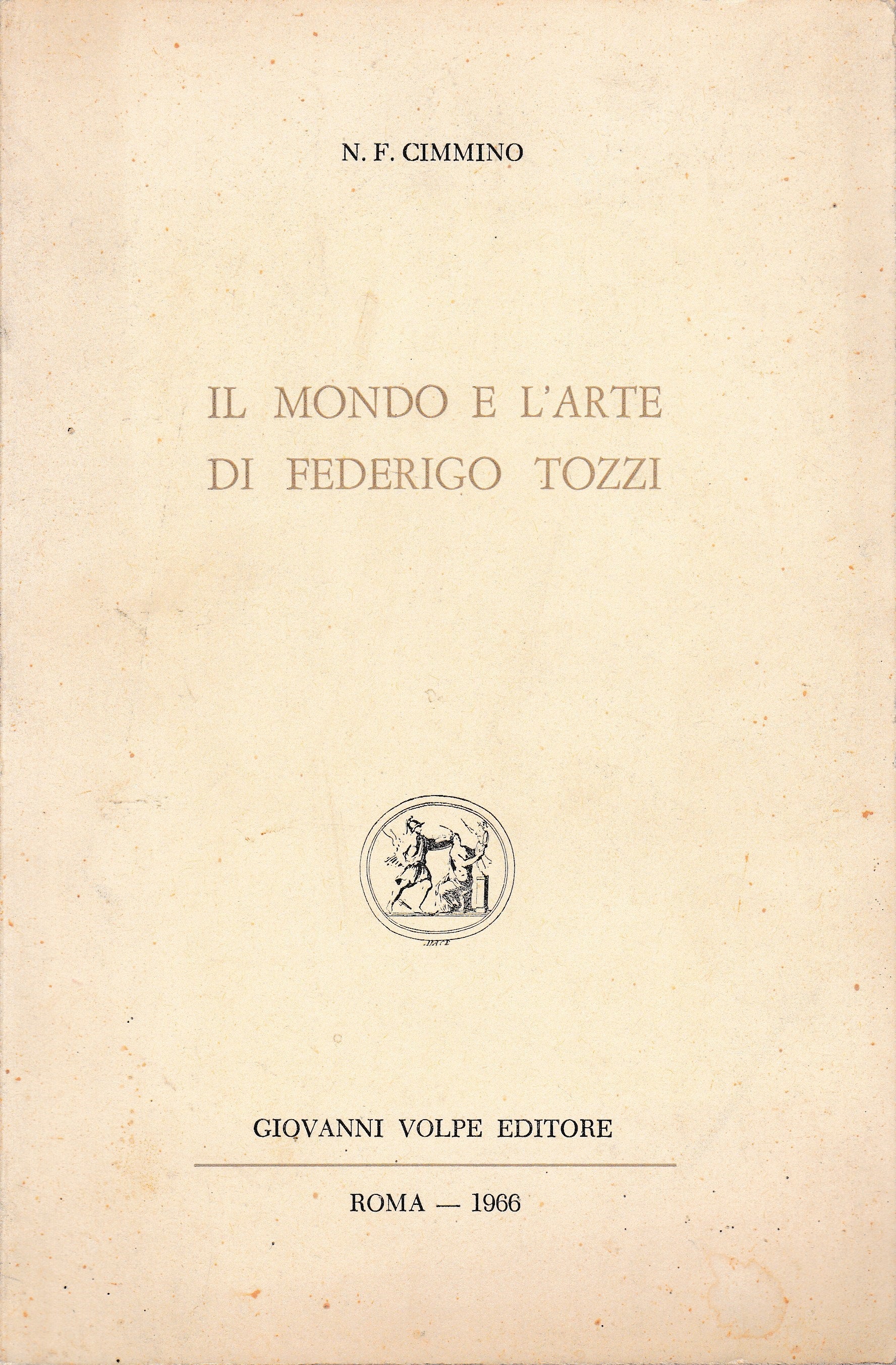Il mondo e l'arte di Federigo Tozzi - copertina