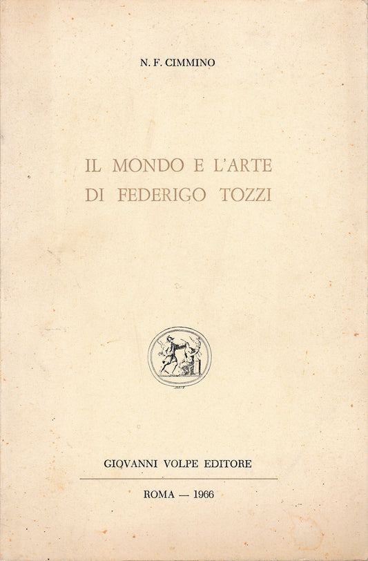 Il mondo e l'arte di Federigo Tozzi - copertina