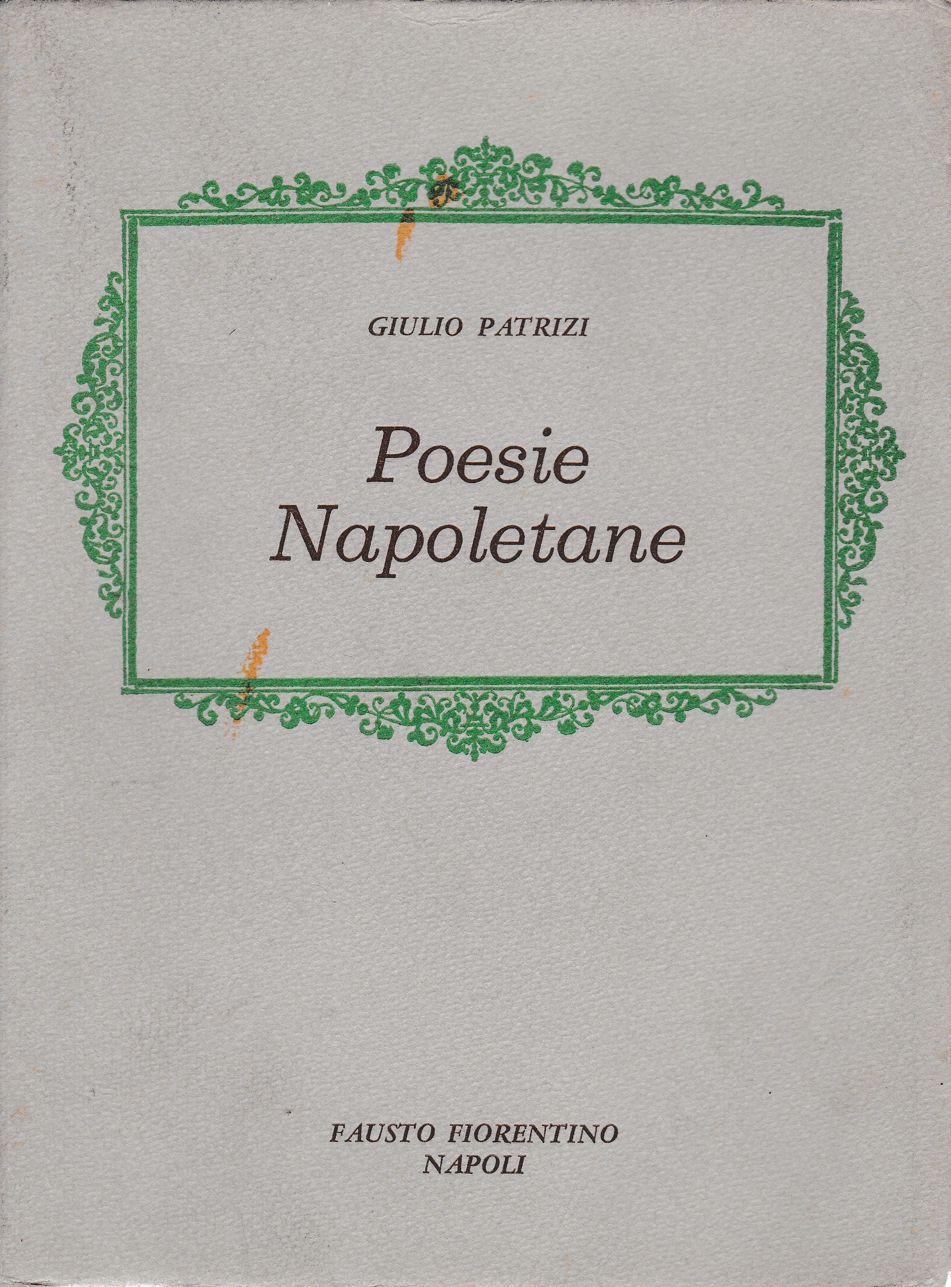 Poesie Napoletane - copertina