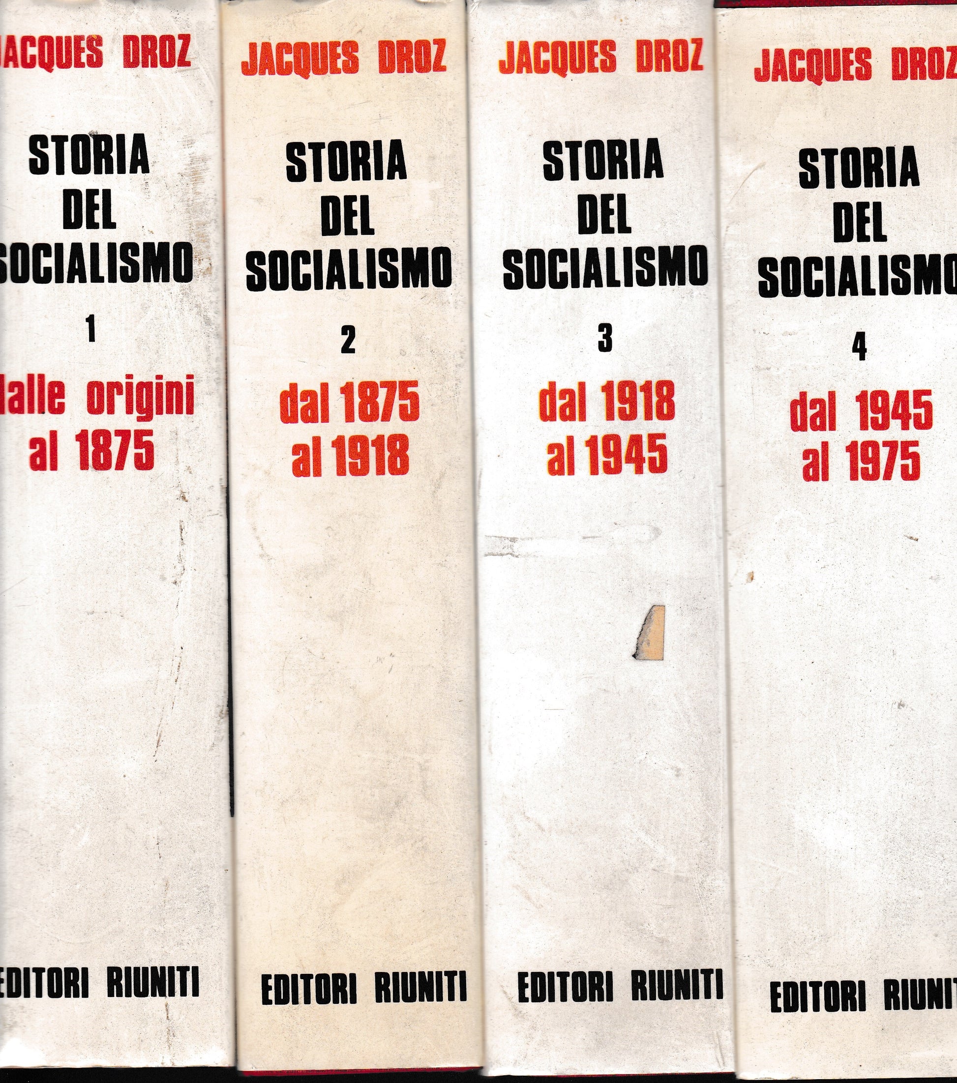 Storia del socialismo  4 volumi - copertina