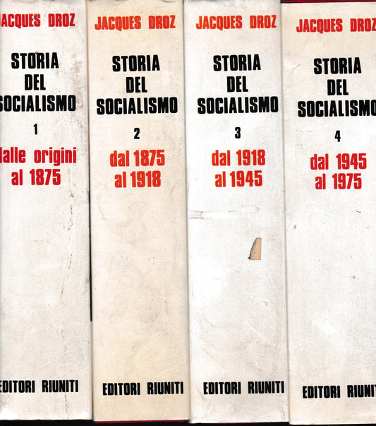 Storia del socialismo  4 volumi - copertina