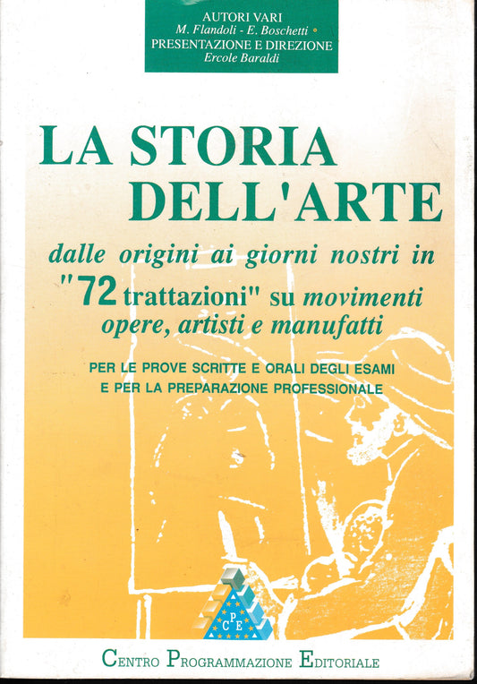 La storia dell' arte - 72 trattazioni - copertina